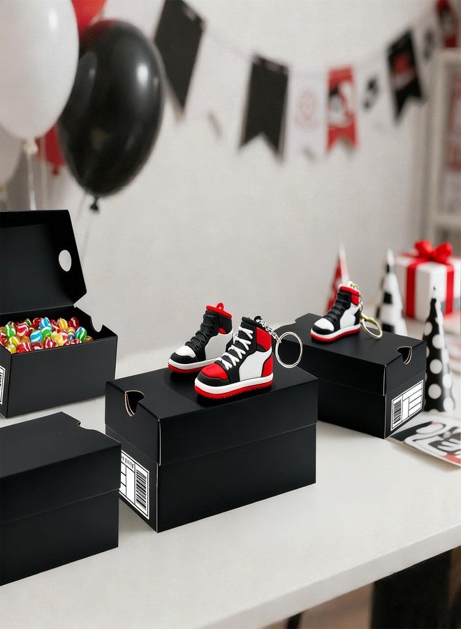 Arsmat 16 Pack Mini Sneaker Gift Boxes, 4.7 x 2.5 x 2 Inch Small Shoes Box with Editable Labels for Parties, Sports-Themed Candy, Cookies, Snacks - Image 5